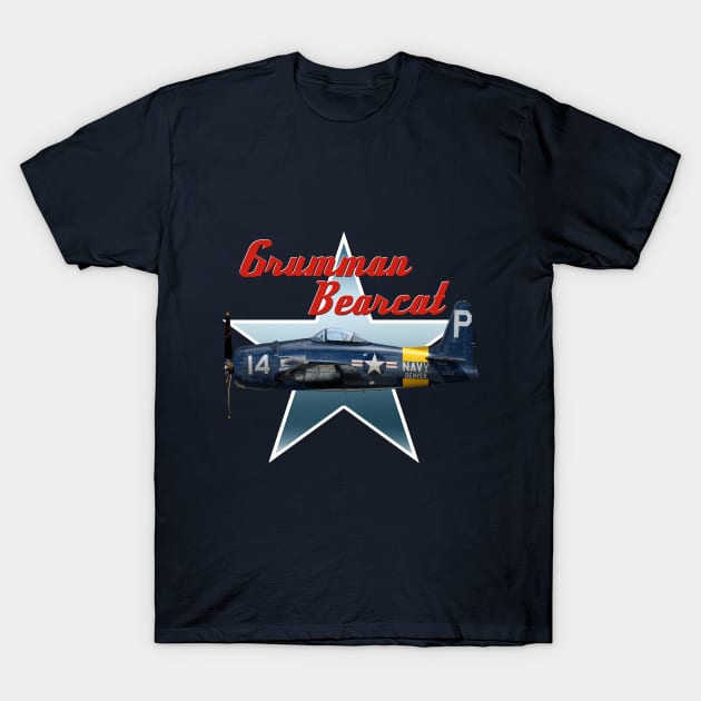 Grumman Bearcat T-Shirt by Spyinthesky